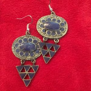 Blue lapis & silver. NWOT